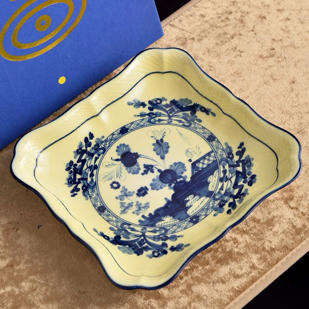 Ginori 1735 Single squared plate from Porcelain - Image 4 of 4